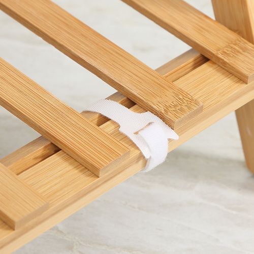 3-Tier Bamboo Folding Plant Stand - Perfect for Indoor & Outdoor Displays