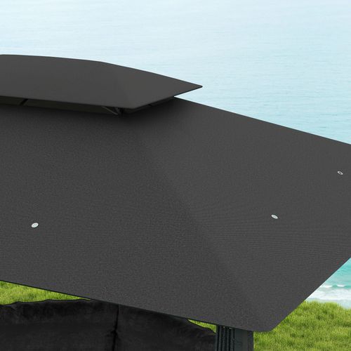 Durable Outdoor Gazebo - Spacious Design with Weather Protection - 3x4m